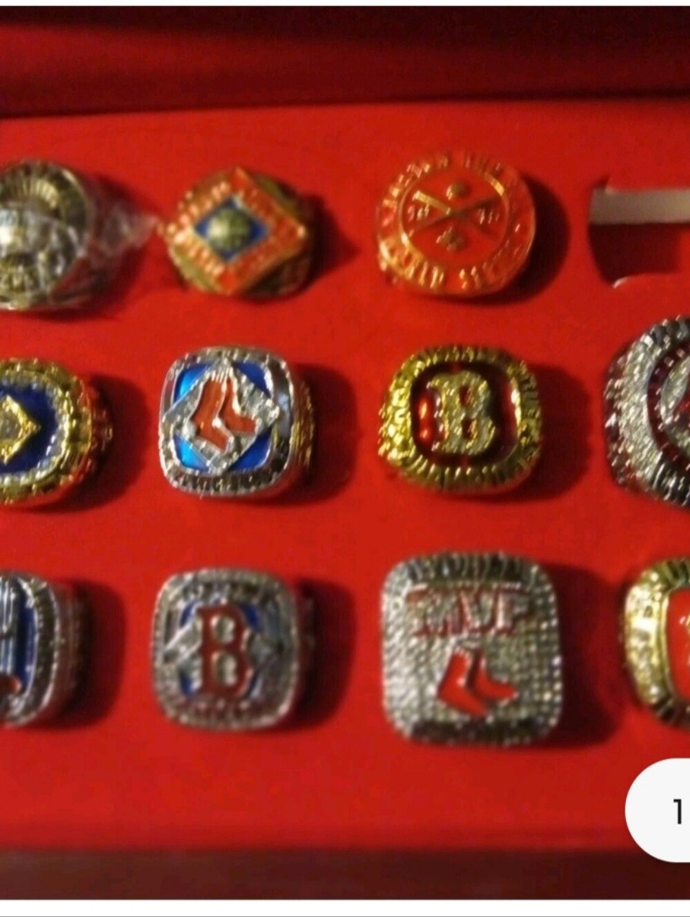 Set Of 11 BOSTON REDSOX WORLD SERIES RINGS